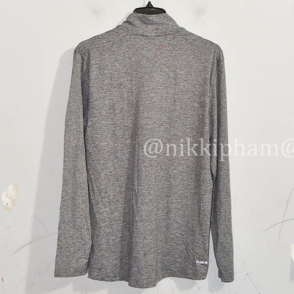 Spyder Active Men’s Light Weight ¼ Zip Gray - Picture 6 of 9